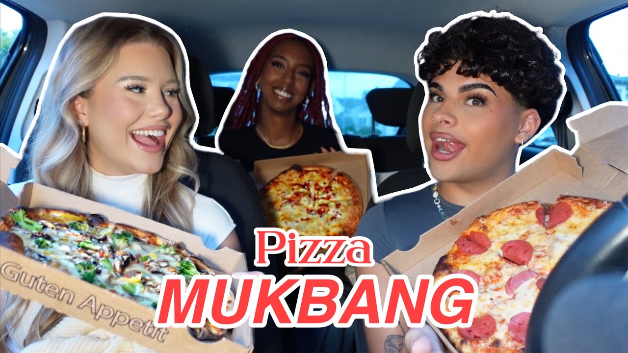 XXL PIZZA MUKBANG mit Tamino & Bitania 🍕