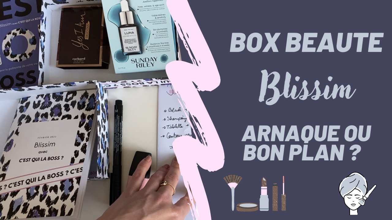 UNBOXING BOX BEAUTE / BLISSIM FEVRIER 2022 / ARNAQUE OU BON PLAN ? / Jeune et active
