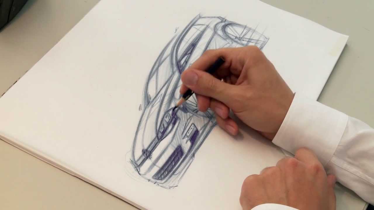 Volkswagen Golf 7 Development: Design Exterior Sketches