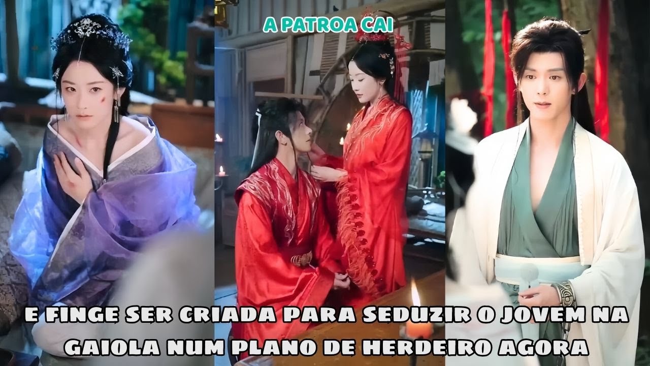 A patroa cai e finge ser criada para seduzir o jovem na gaiola num plano de herdeiro agora 🎭🗝️✨