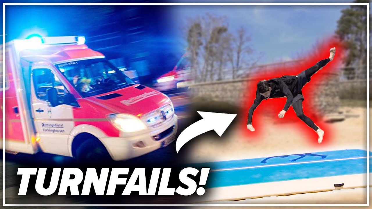 TURNFAILS NACHTURNEN *NICHT NACHMACHEN!!! 😳* / Vlog #69