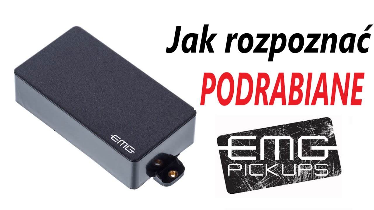 Jak rozpoznać podrobiony pickup EMG - podróbka kontra oryginał - FILMIKI O GITARACH 807