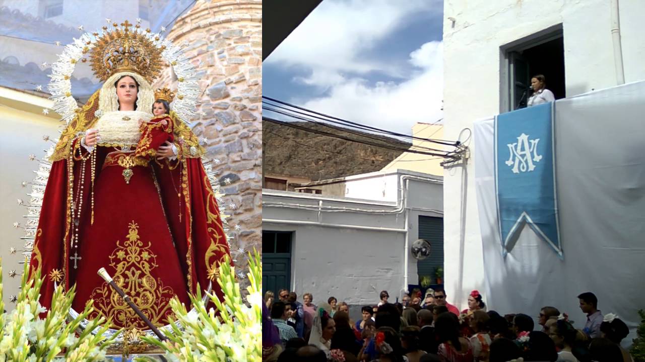 Ana Ortiz canta a la Virgen del Rosario - Macael 2016