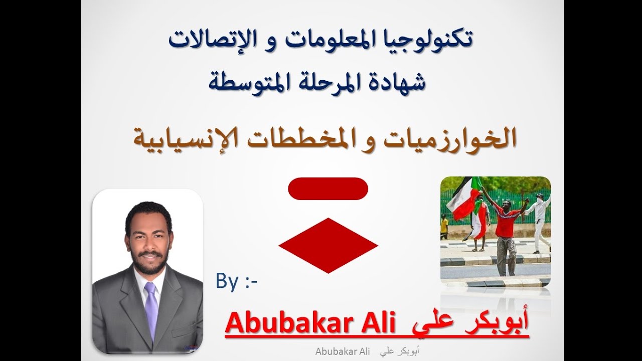 الخوارزميات والمخططات الانسيابية