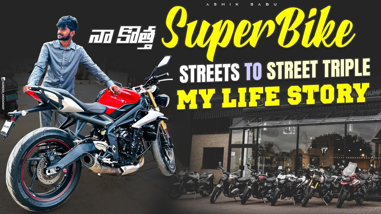 WELCOME HOME STREET TRIPLE 675 | MY STORY😯 | TELUGU MOTOVLOG | SABUSPEC | ASHIK SABU