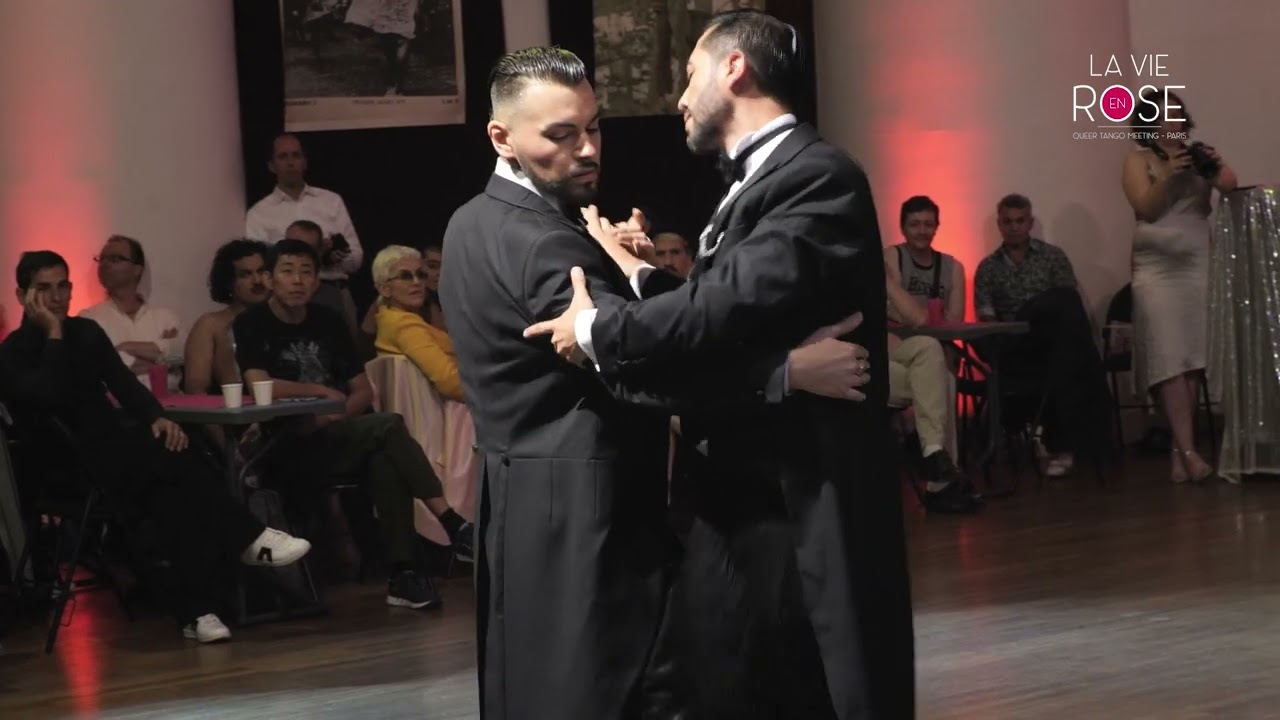 AUGUSTO CEVILAN & ALEXIS ALVARADO at LA VIE EN ROSE Queer Tango Festival 7th Edition PARIS - SHOW 2