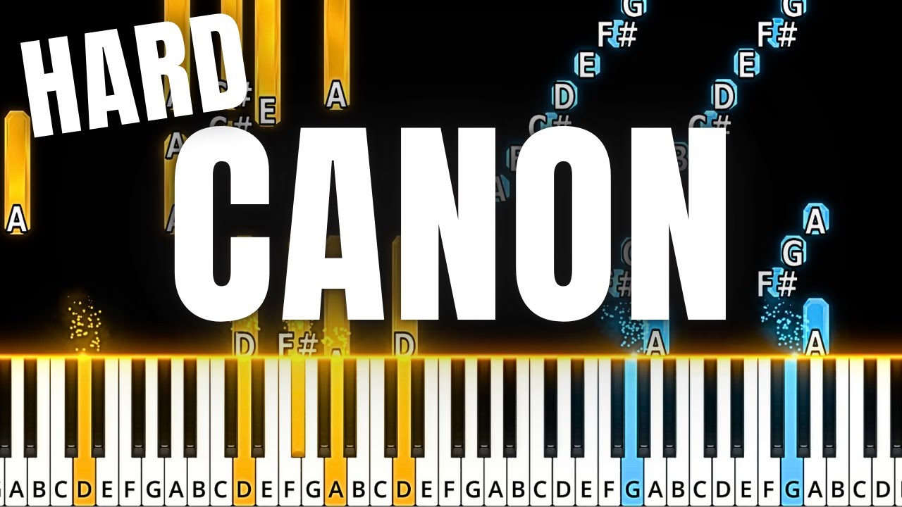 Canon in D - Piano Tutorial EXPERT (SHEET MUSIC)