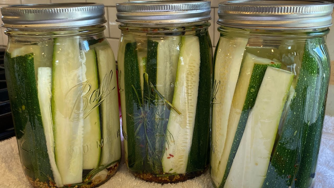 Zucchini Pickles | Preserving Your Harvest