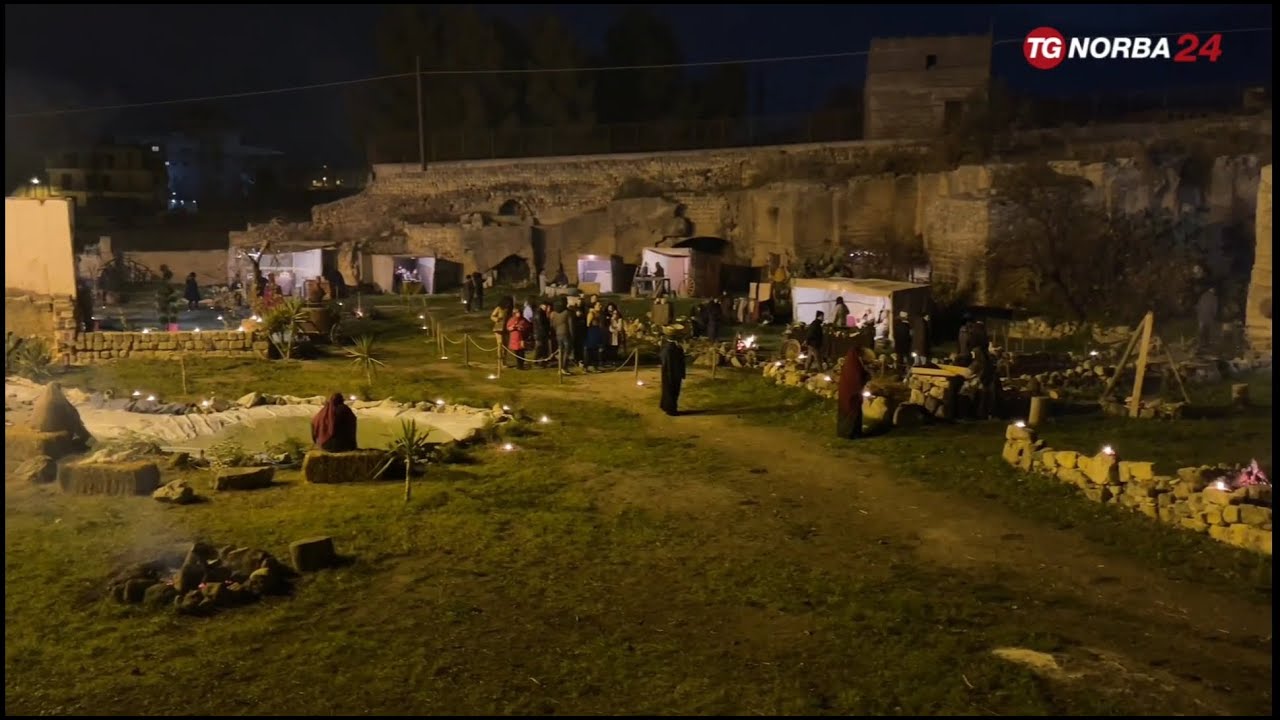 Canosa di Puglia, il presepe vivente nell'area archeologica di Costantinopoli