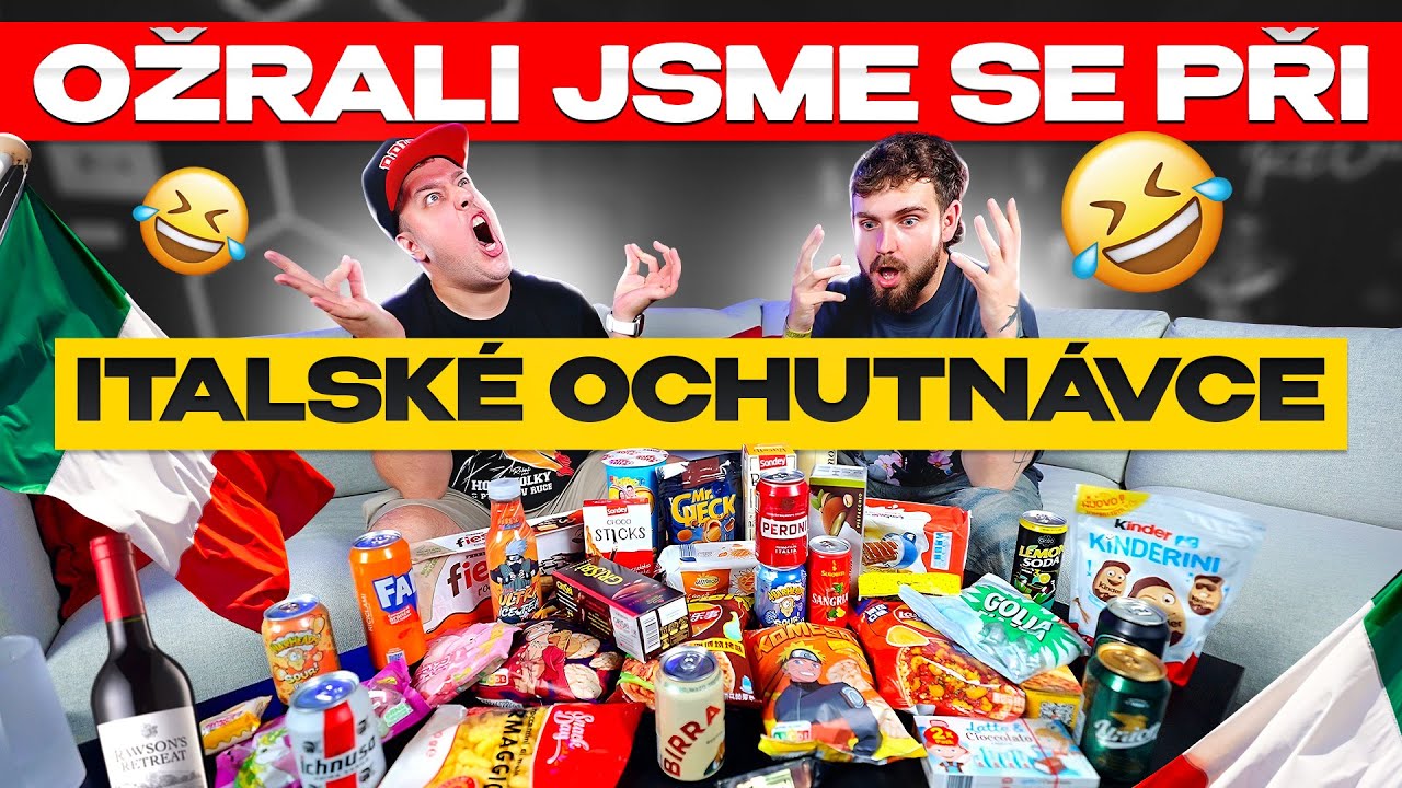 OŽRALI JSME SE PŘI ITALSKÉ OCHUTNÁVCE 🤣 /@Vidrail
