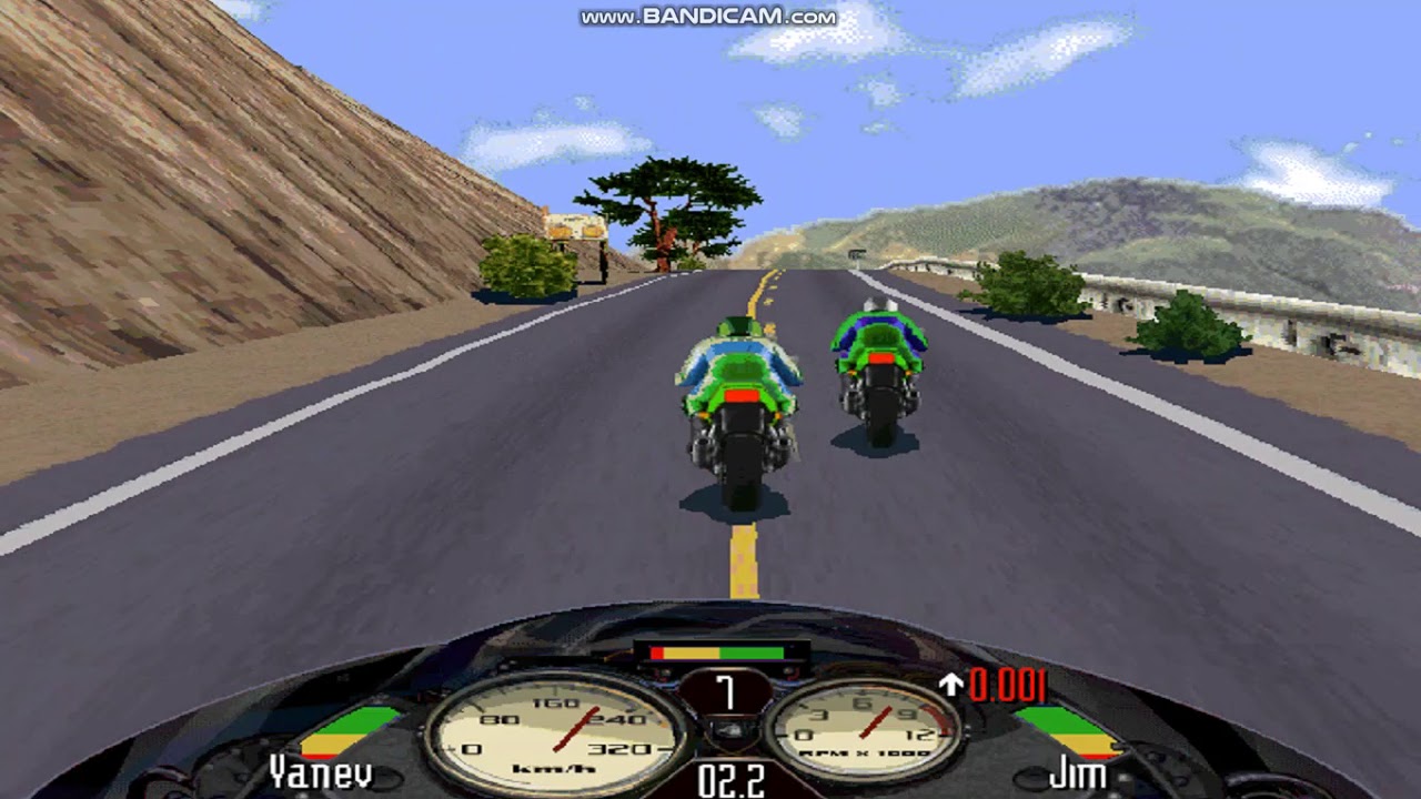 Road Rash Bike Review Kamikaze sport bike (with commentary)