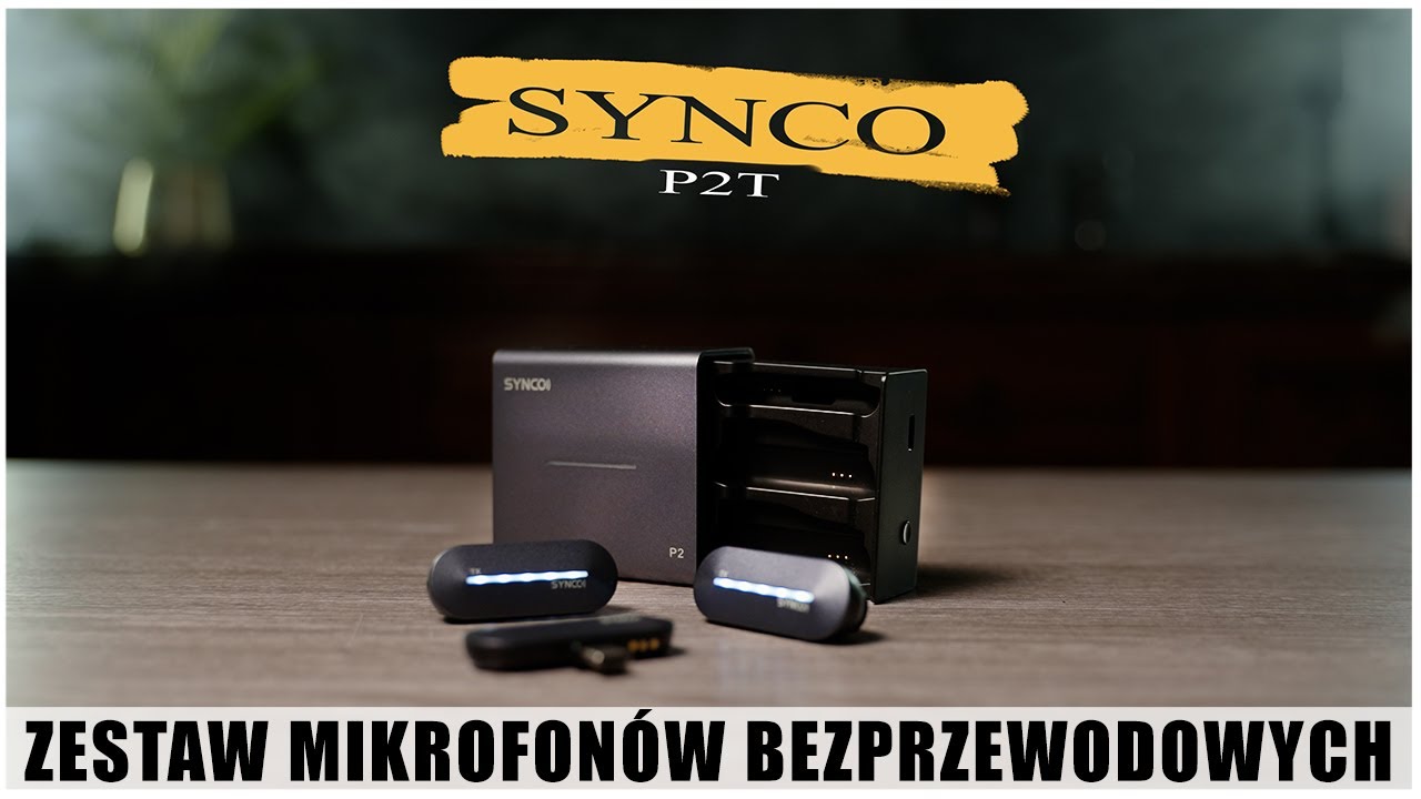 SYNCO P2T Bezprzewodowy system mikrofonowy do telefonu i kamery
