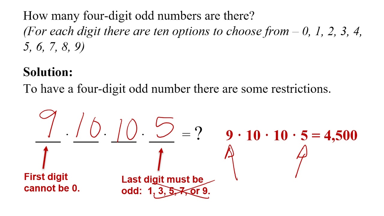 Survey: Fundamental Counting Principle