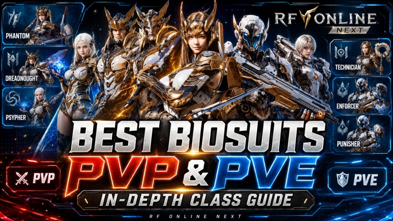 Лучшие биокостюмы для PvP и PvE: подробный гайд по классам для глобального запуска RF Online NEXT