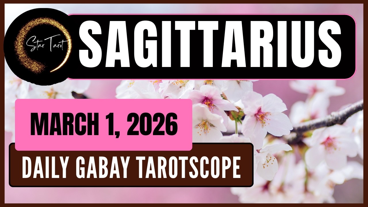 ANO'NG KAILANGAN MONG MALAMAN NGAYON SAGITTARIUS MARCH 1, 2026  💫DAILY GABAY TAROTSCOPE