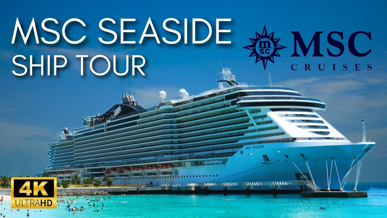 MSC CRUISES | MSC Seaside | ПОЛНЫЙ тур по круизному лайнеру [4K]