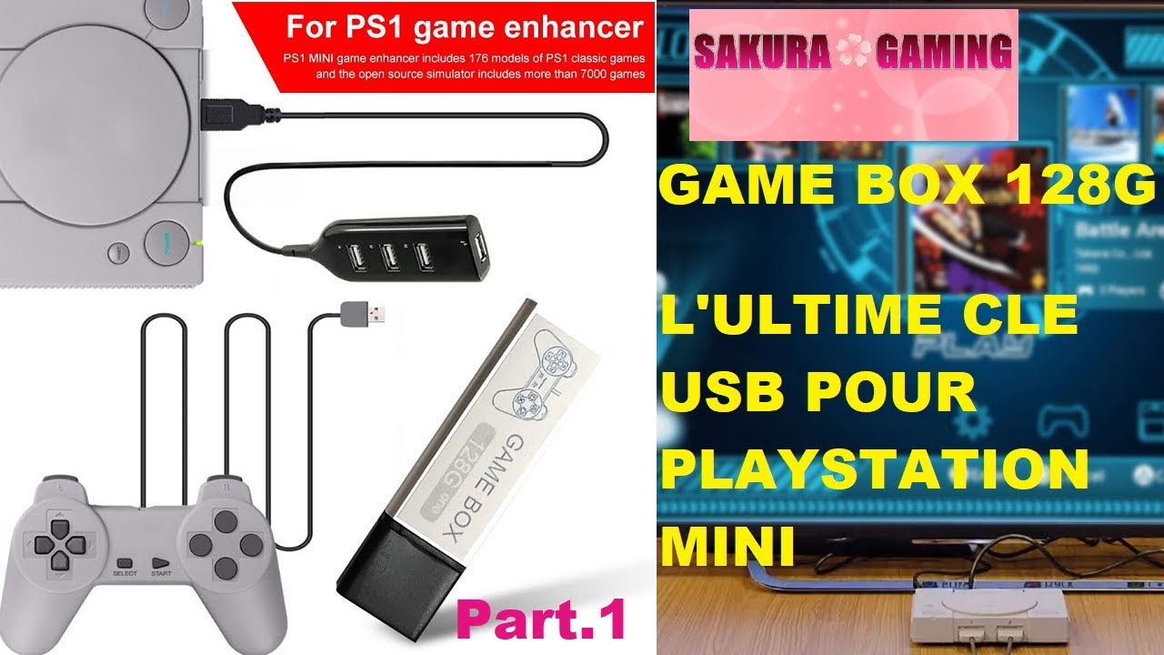 Game Box 128G - La clé USB ultime pour PlayStation Mini Classic