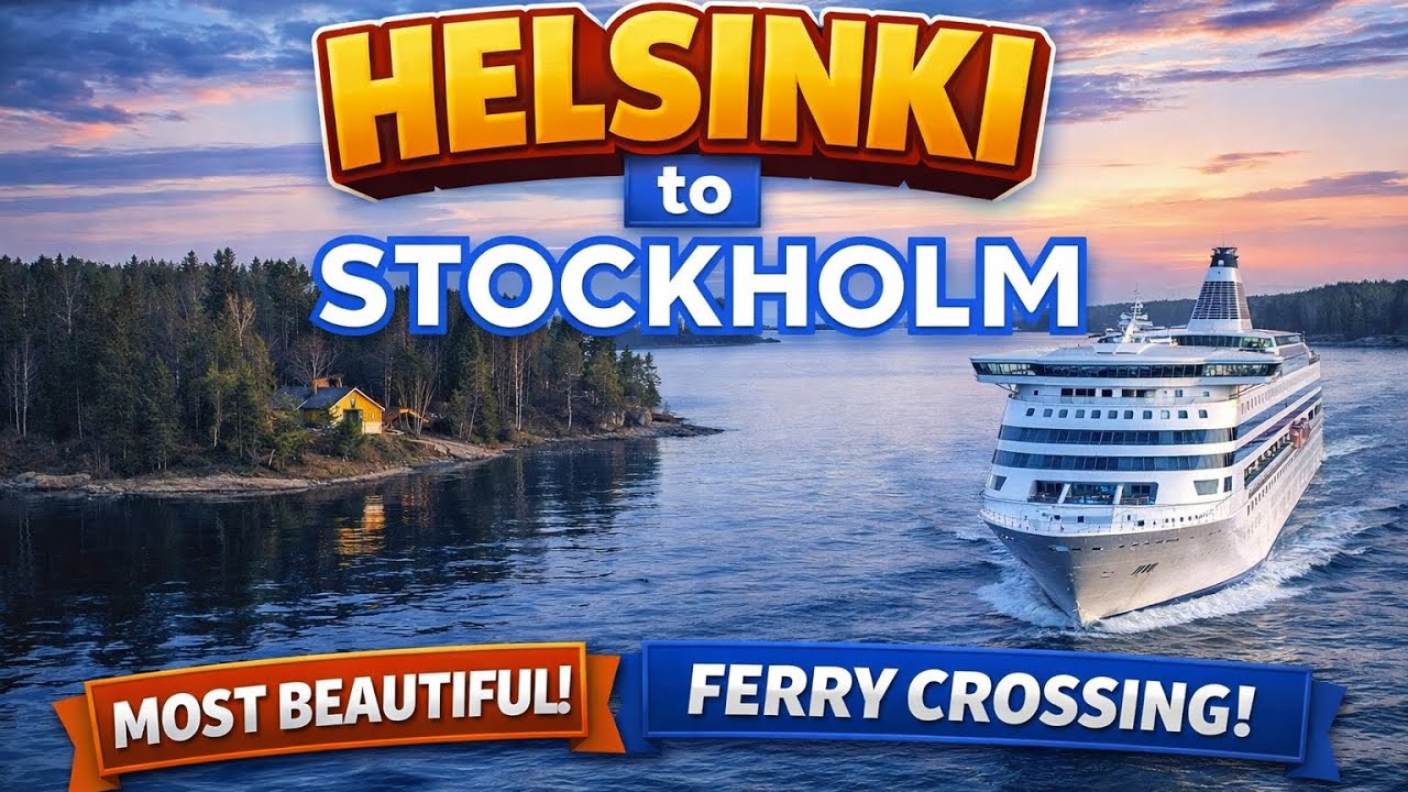 Amazing Helsinki to Stockholm Overnight Ferry - Beautiful journey with Silja Line