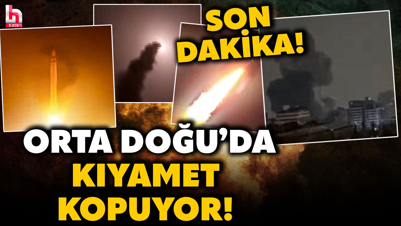 SON DAKİKA! İRAN 46. DALGA SALDIRIYI BAŞLATTI! Bölge ateş altında! Orta Doğu'da çember daralıyor!