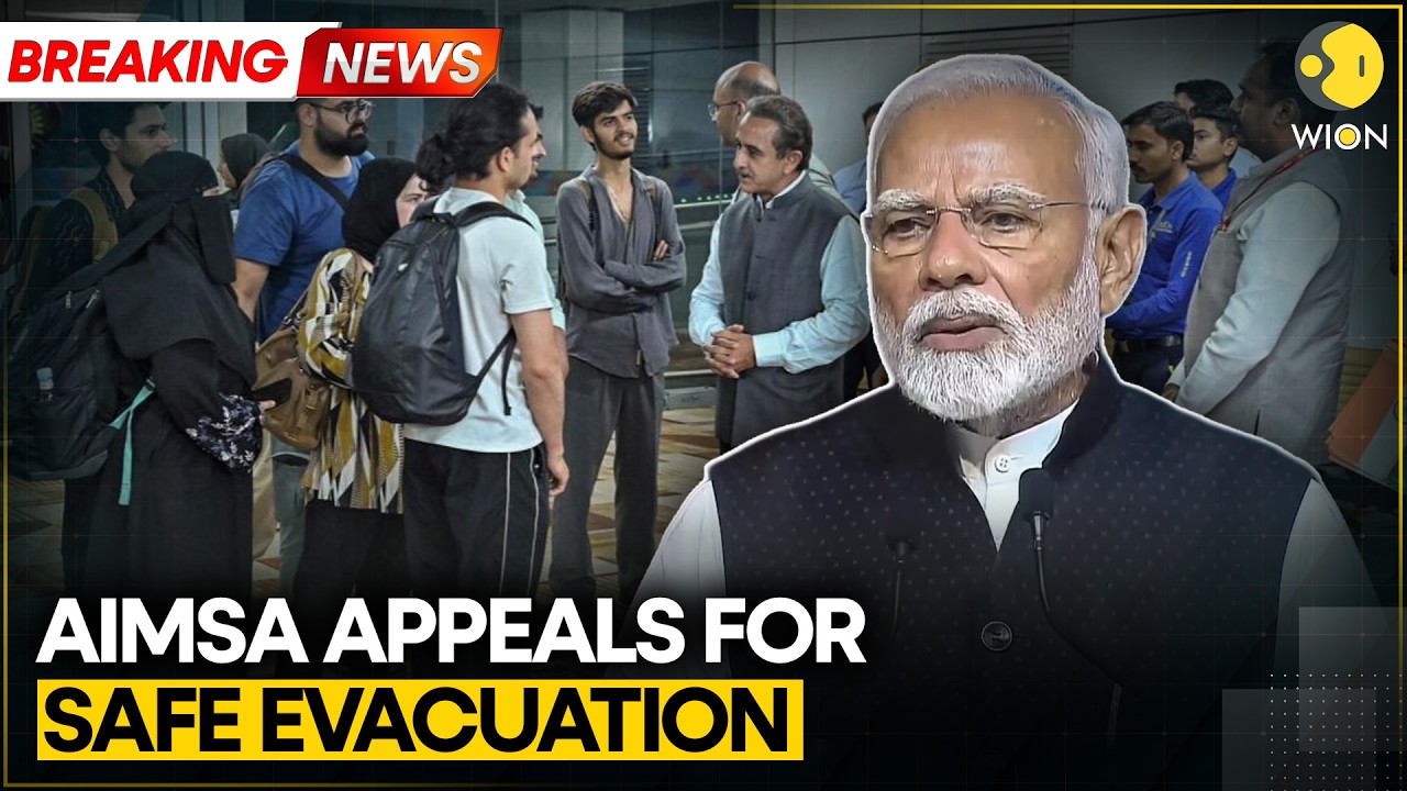 Iran-Israel War: AIMSA Demands Safe Evacuation for Indian Students From Iran | WION BREAKING