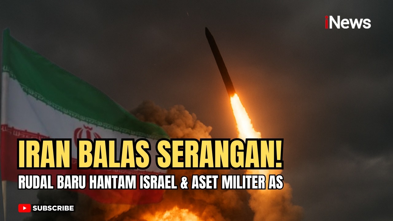 PERANG KIAN MELEDAK! Iran Bombardir Rudal Baru ke Israel dan Aset AS di Timur Tengah | iNews Terkini
