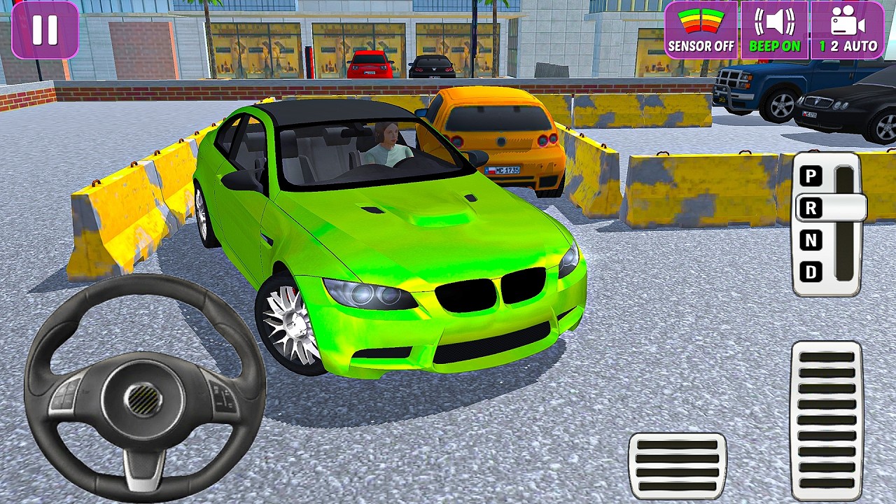 Realistic Car Parking-school 3D: Impossible Reverse car parking missions - car game android gameplay