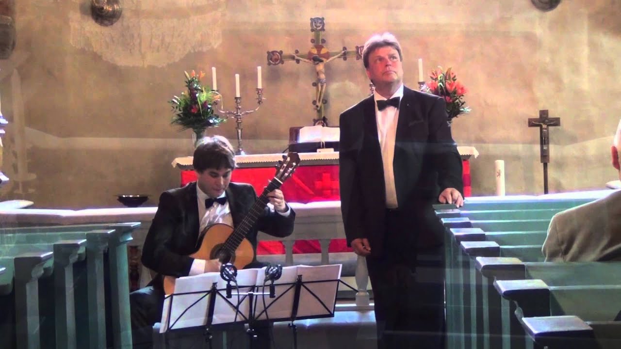 Franz Schubert´s Pause (Die schöne Müllerin D 795) arranged for tenor and guitar