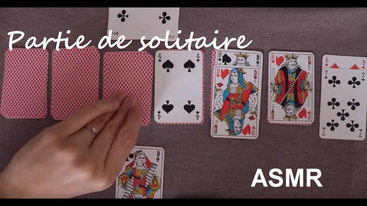 ASMR français - Jeu de solitaire