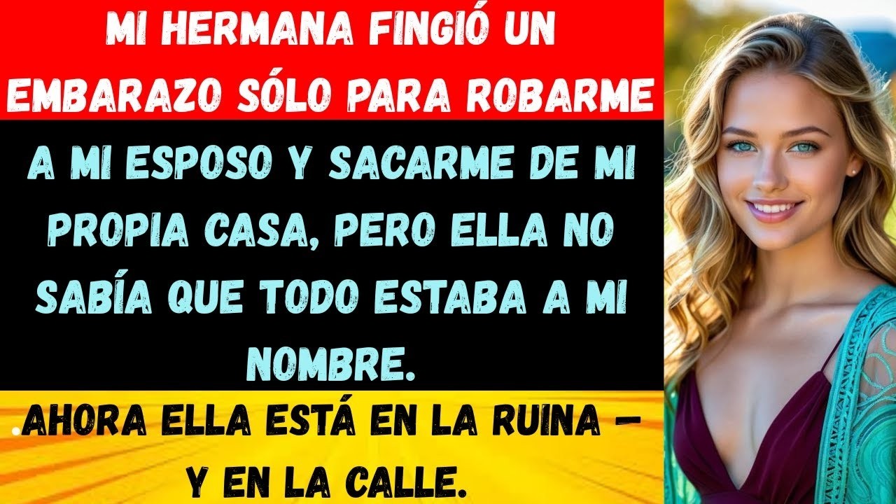MI HERMANA FINGIÓ UN EMBARAZOSÓLO PARA ROBARME A MI ESPOSOY SACARME DE MI PROPIA CASA PERO ELLA NO