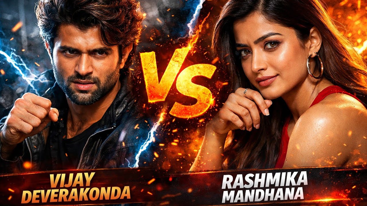 Mega Comparison: Vijay Deverakonda vs Rashmika Mandanna | Age, Income, Lifestyle & Movie Hits