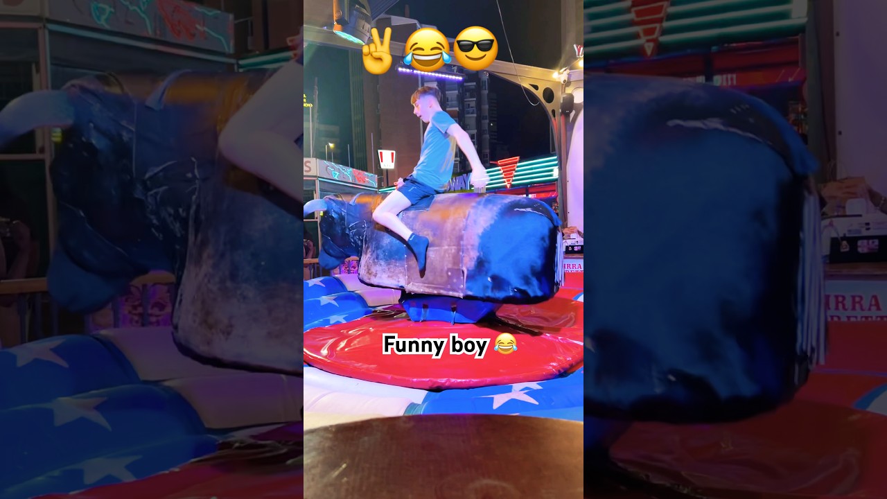 Bull riding benidorm #benidorm #bullriding #mechanicalbull