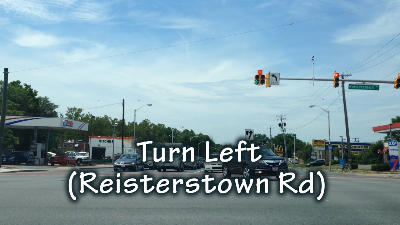 Maryland MVA Driving Test Route - Baltimore (2 of 2)