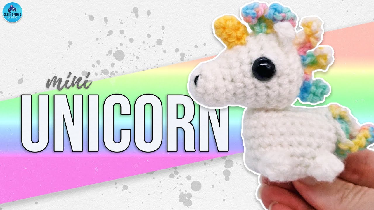 Crochet a Mini Chonky Unicorn | Pattern & Tutorial