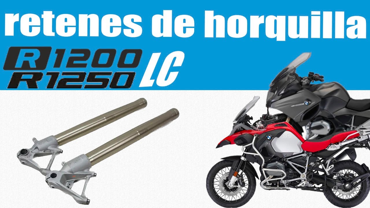 Cambio de retenes de horquilla BMW R1200 GS RT LC 1250 GS RT