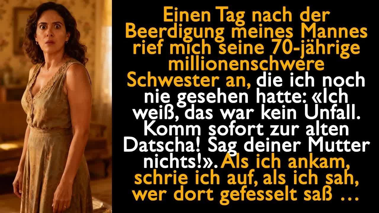 Mich rief die Schwester meines Mannes an： «Sag deiner Mutter nichts!»