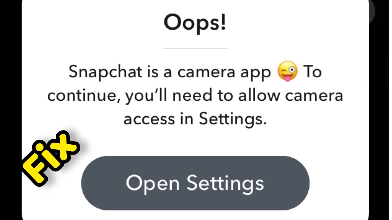 How to Allow access to camera On Snapchat  2022 | Snapchat camera not working