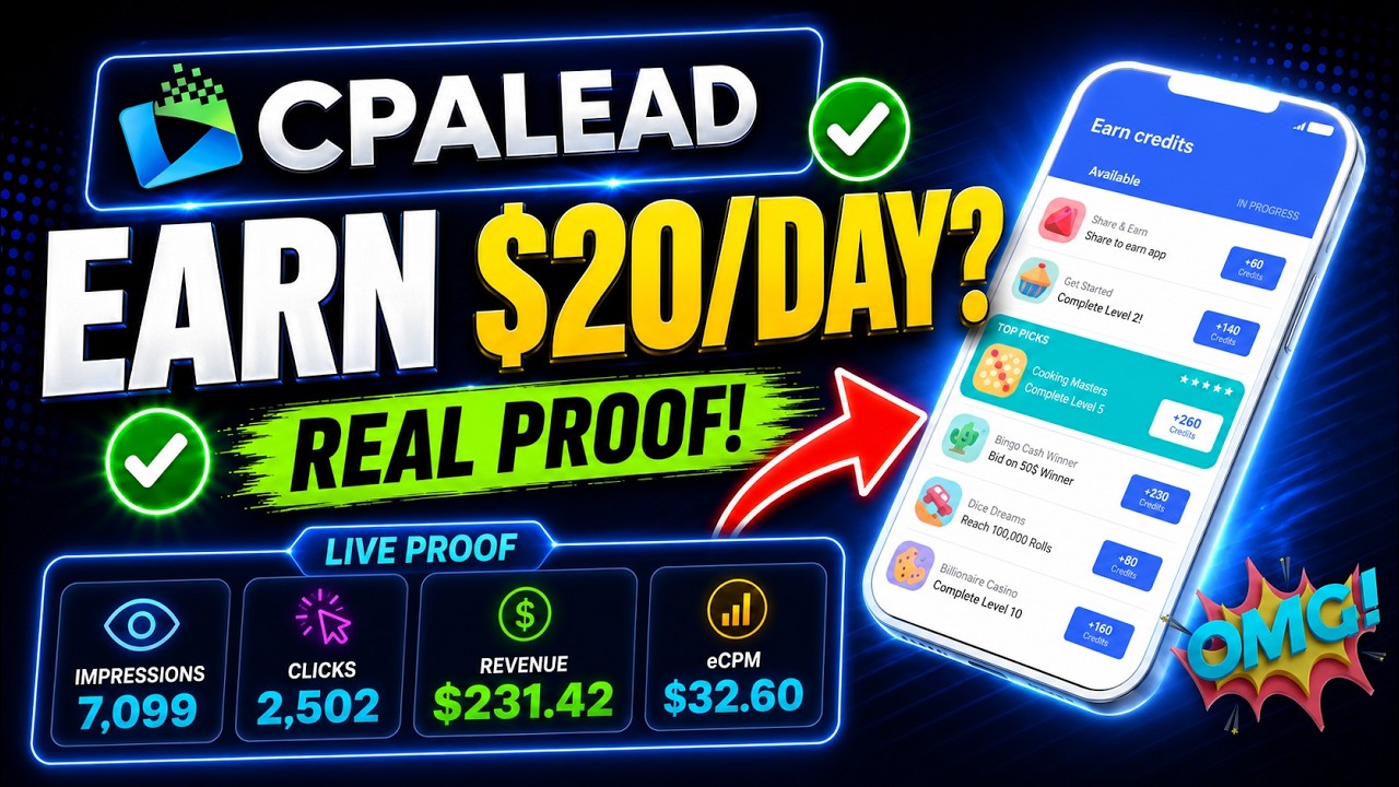 CPALead Full Tutorial In Hindi: Payment Proof Included!