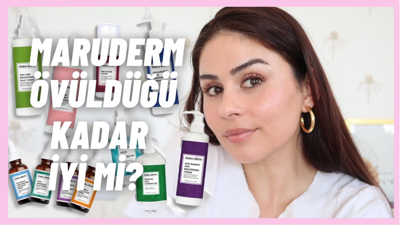 MARUDERM ÜRÜNLERİNİ İNCELEDİM : UYGUN FİYATLI CİLT BAKIM ÜRÜNLERİ | AYŞE ÇAKAR