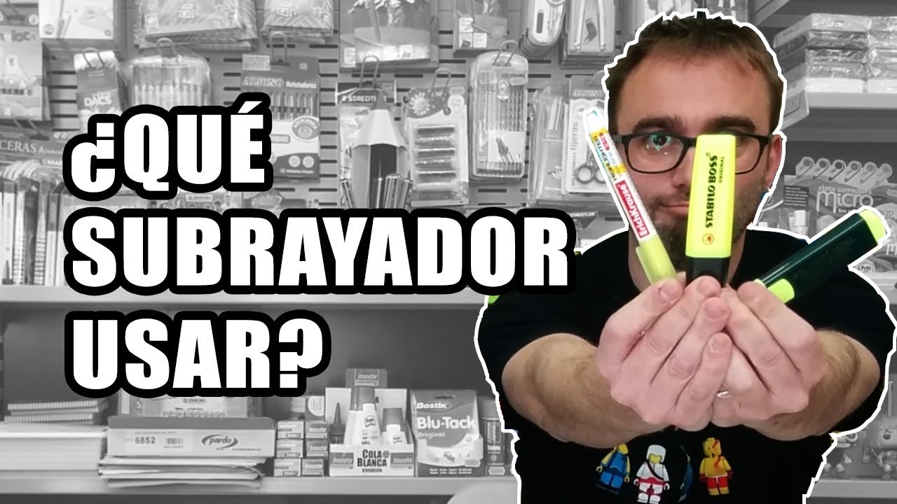 ¿CUÁL ES EL MEJOR SUBRAYADOR?