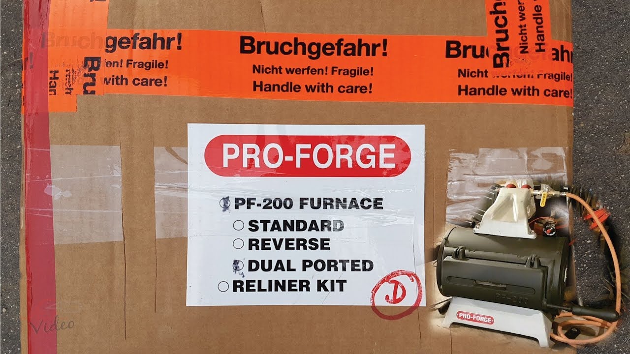 Pro forge PF 200 :  unboxing, repair and assembly