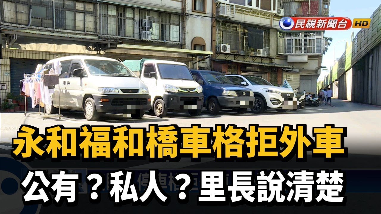 當自己家的？停車格拒外車 重機被移出車格－民視新聞