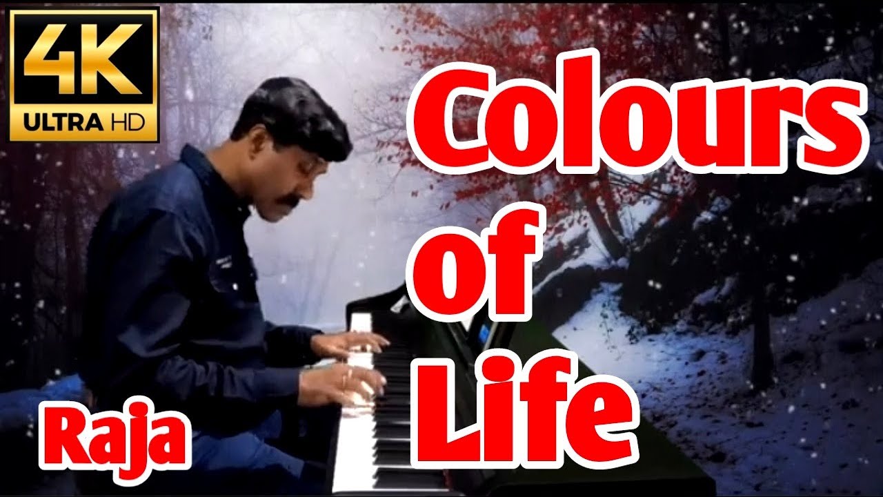 Colours Of Life  #A Piano Cover# Raja #learn #Music#Piano & Singing#Learn Piano