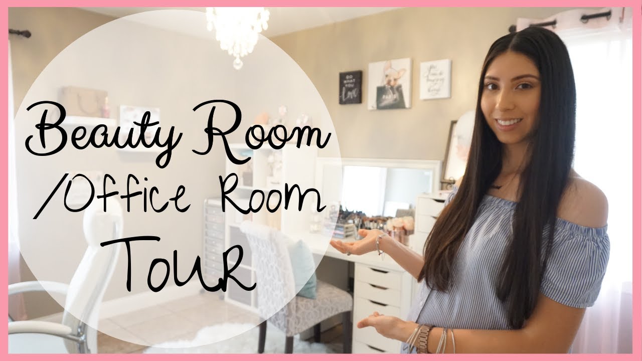 BEAUTY ROOM TOUR 2019/OFFICE ROOM TOUR | Dream Kailey