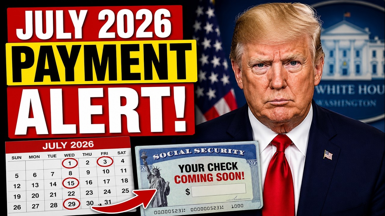 SENIORS! Your Social Security Check Dates in July 2026 &mdash; WATCH BEFORE JULY 1