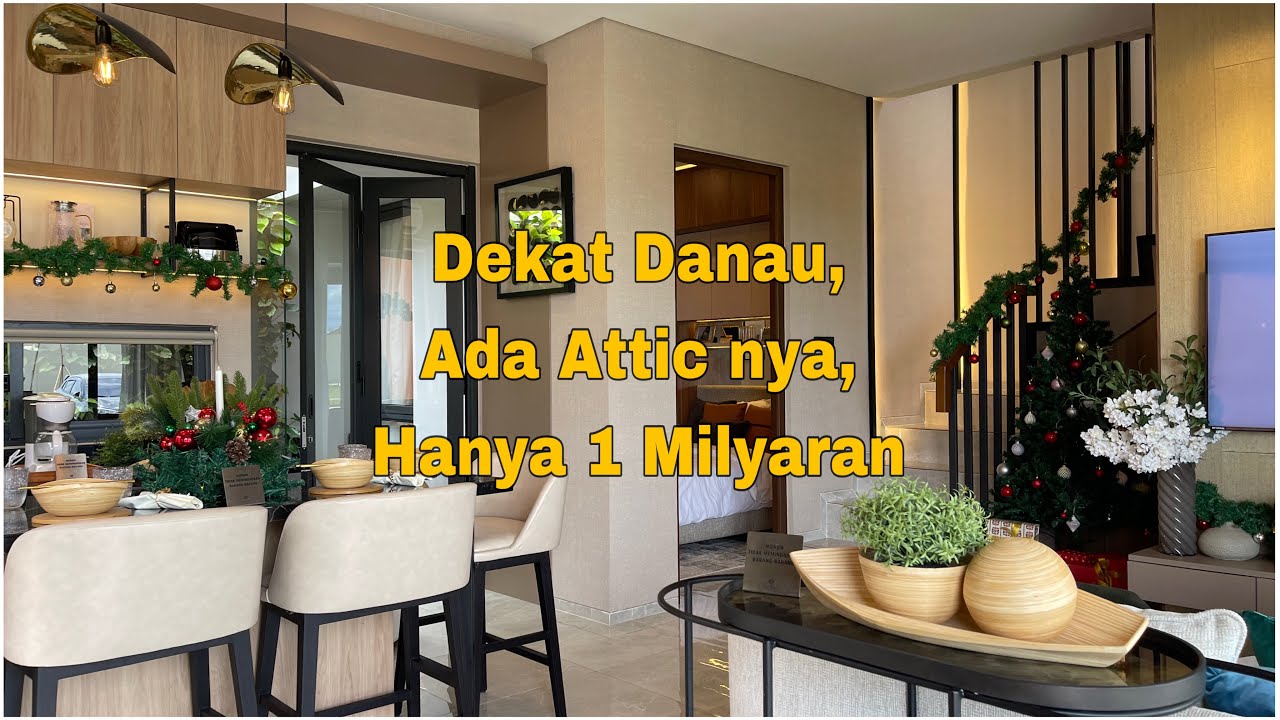 Rumah Modern Tropis Briza Lakes Summarecon Tangerang Tipe 7x12