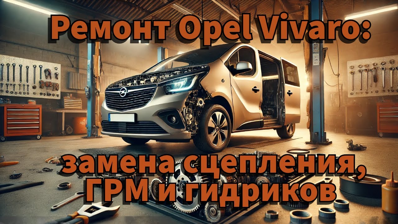 Ремонт Opel Vivaro: Замена сцепления, ГРМ и гидриков. Все пошло не по плану