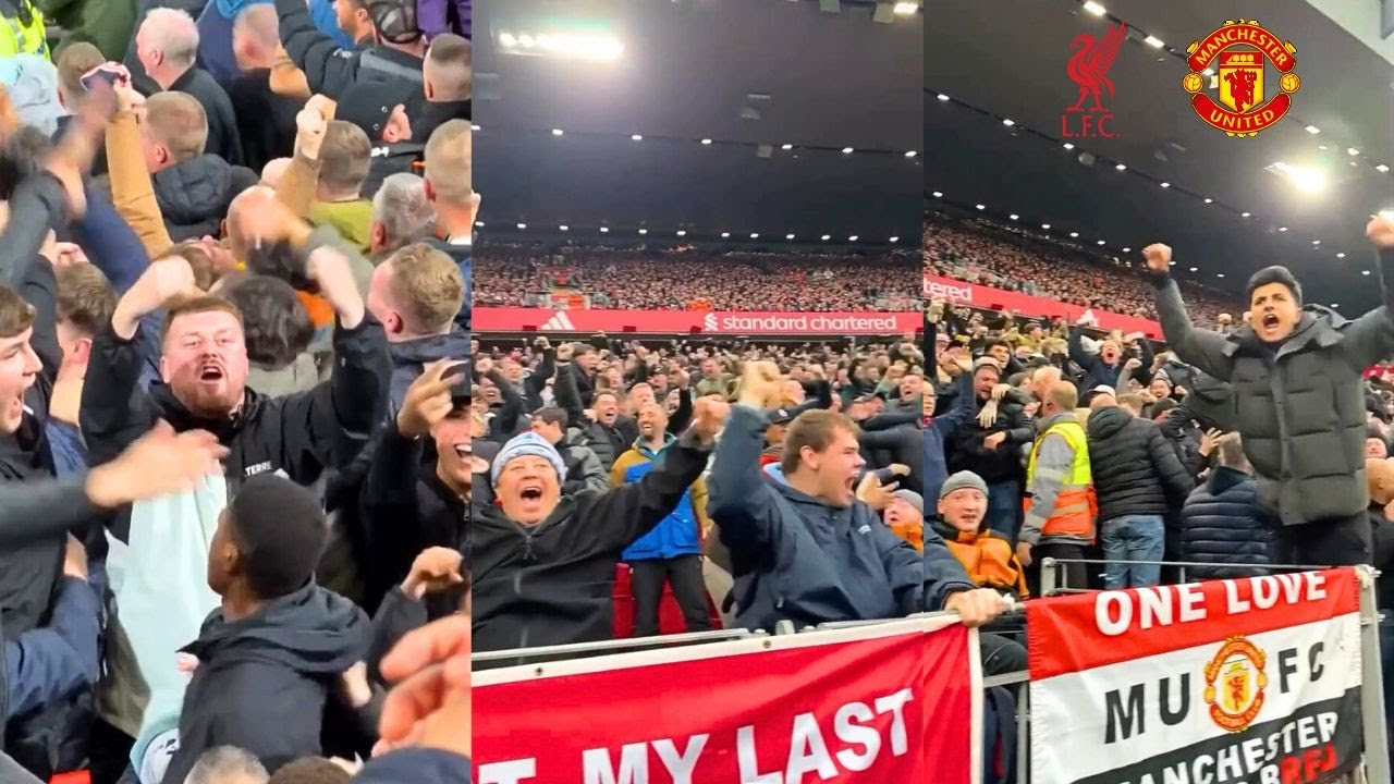 Man United Fans Silence Anfield as Maguire Scores the Winner vs Liverpool