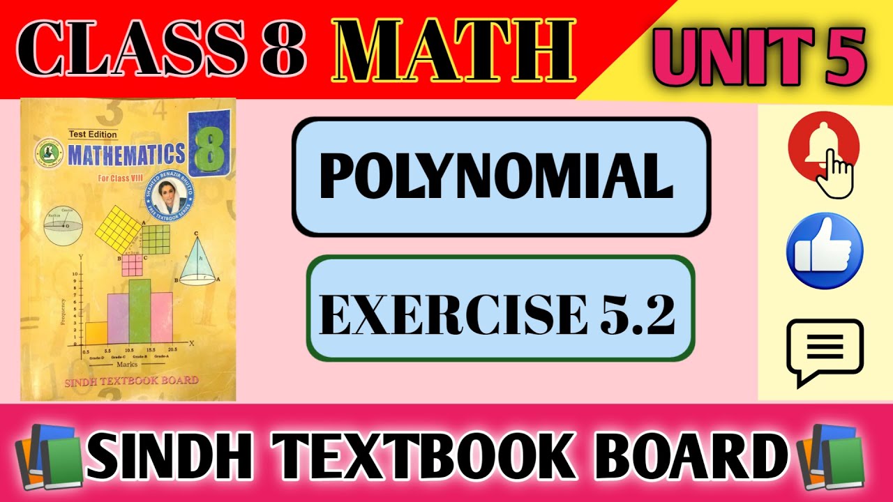 sindh textbook board class 8 maths ex 5.2