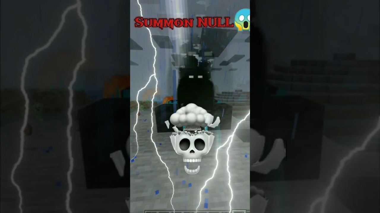 How to summon NULL🤯😈#shorts#shortsfeed#minecraft#null