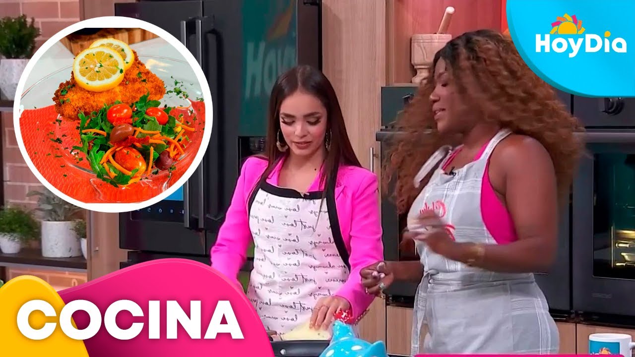 Alana reveló su truco para hacer unas milanesas perfectas | Hoy Día | Telemundo